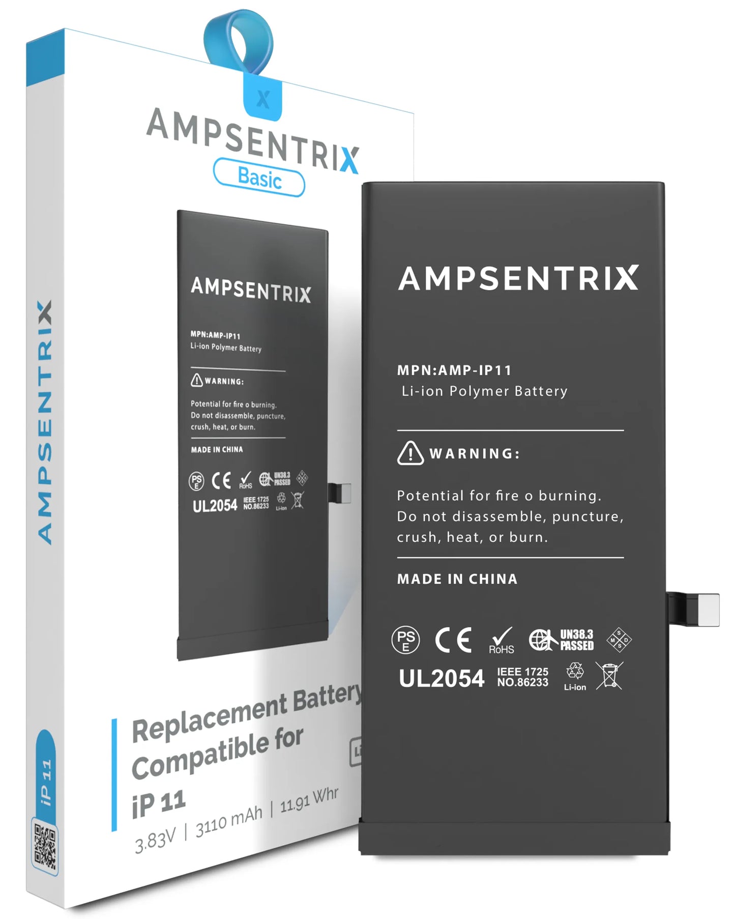 Batería Ampsentrix Basic para iPhone 11