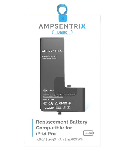 Batería Ampsentrix Basic para iPhone 11 Pro
