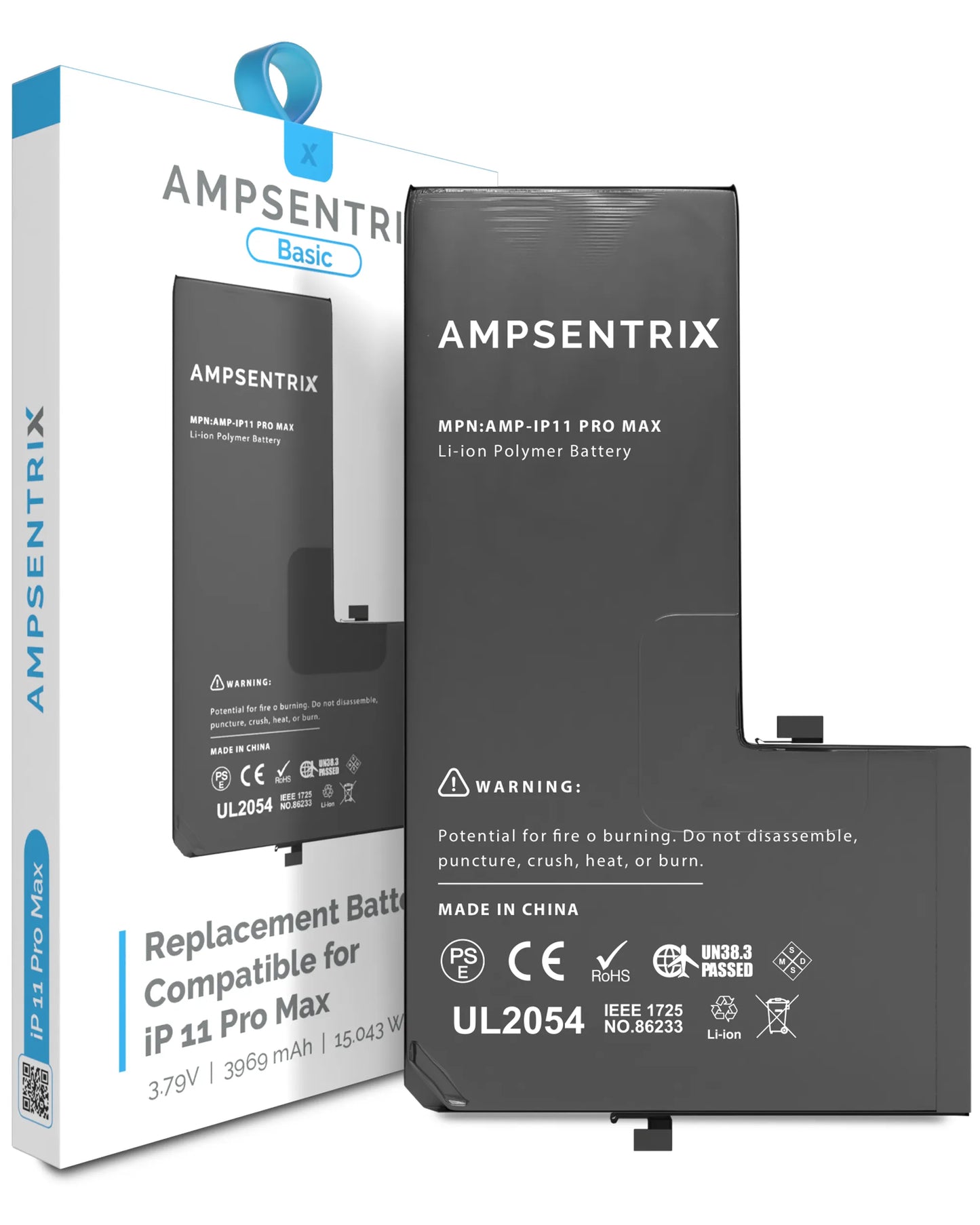Batería Ampsentrix Basic para iPhone 11 Pro Max
