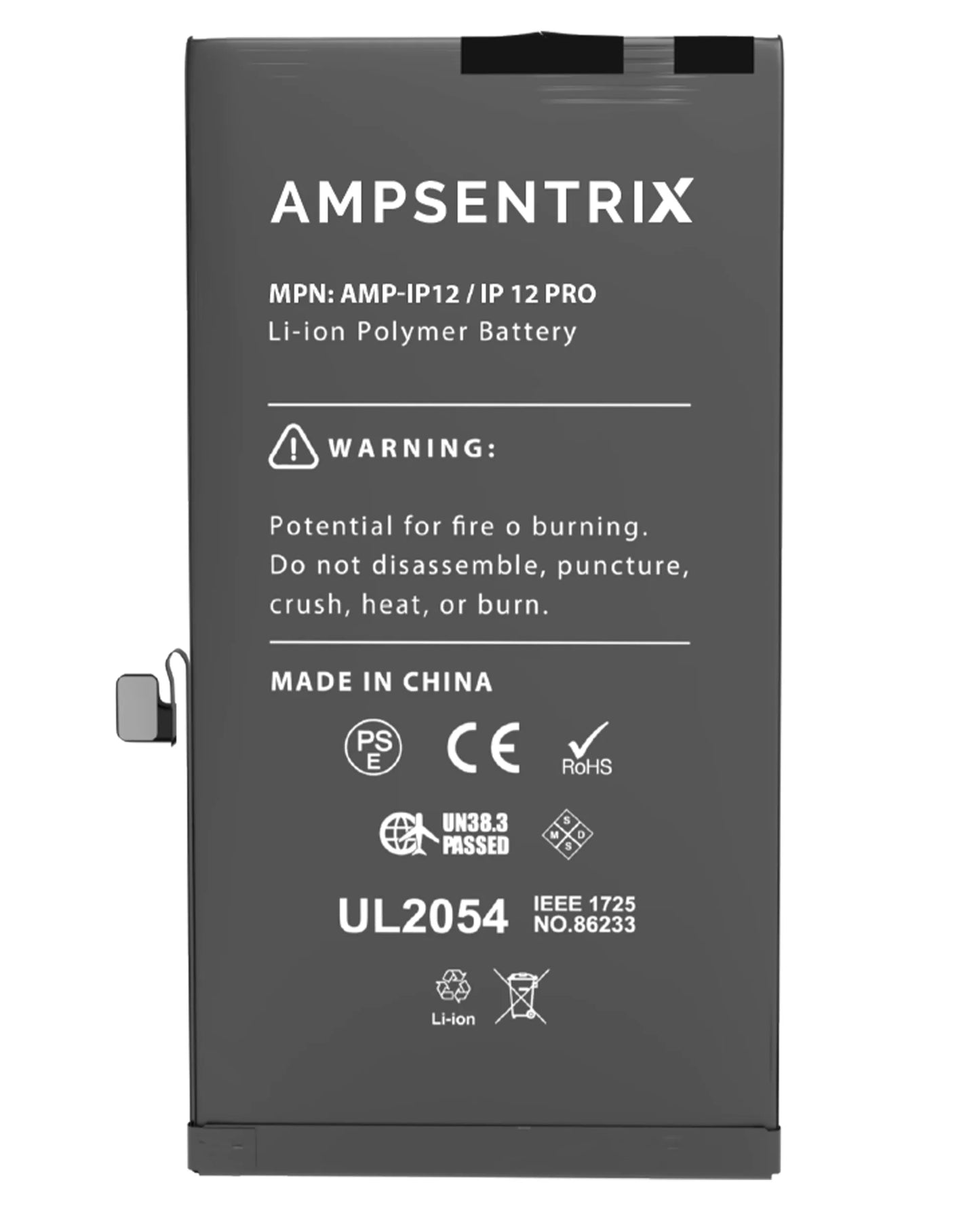 Batería Ampsentrix Basic para iPhone 12 / 12 Pro