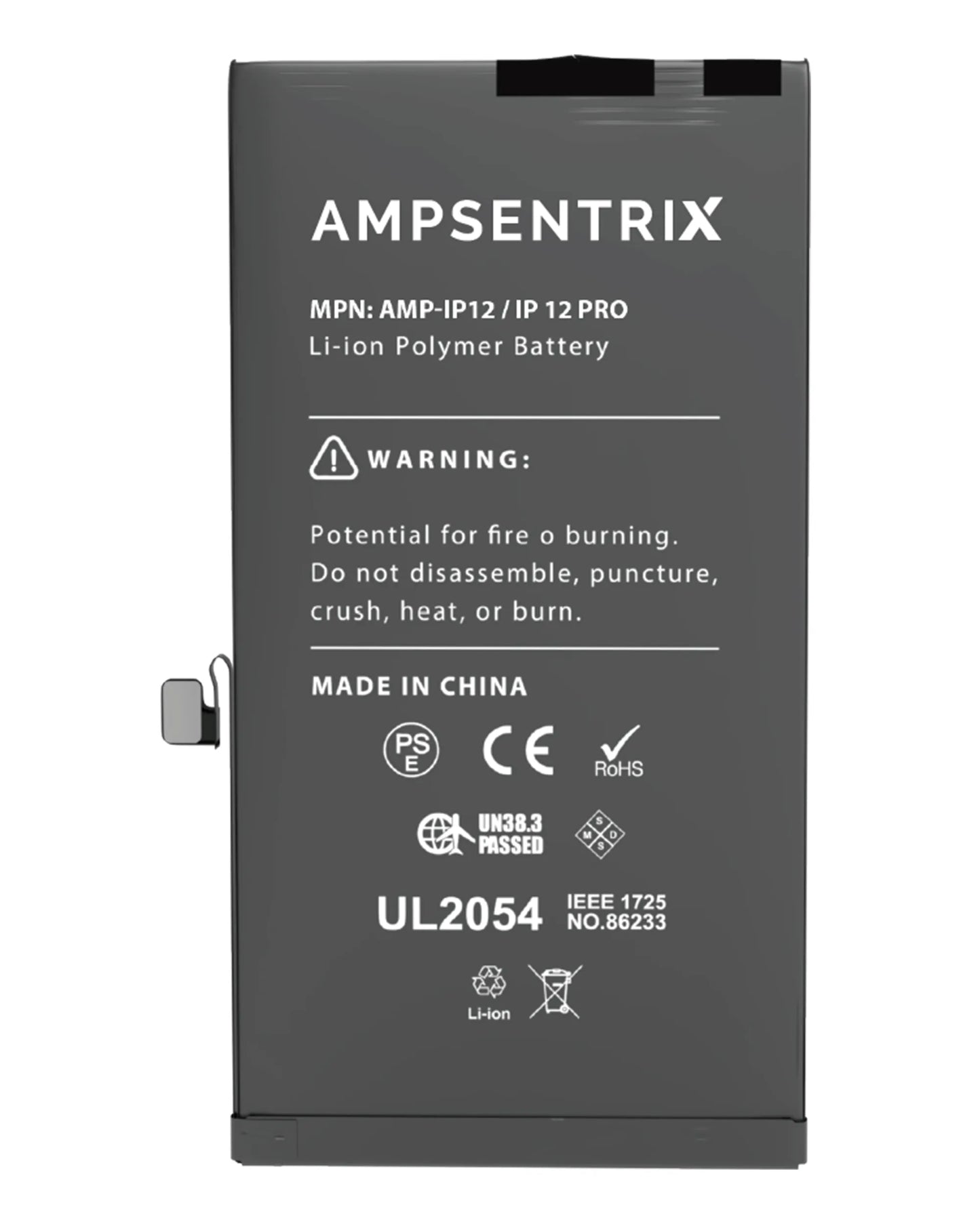 Batería Ampsentrix Plus para iPhone 12 / 12 Pro