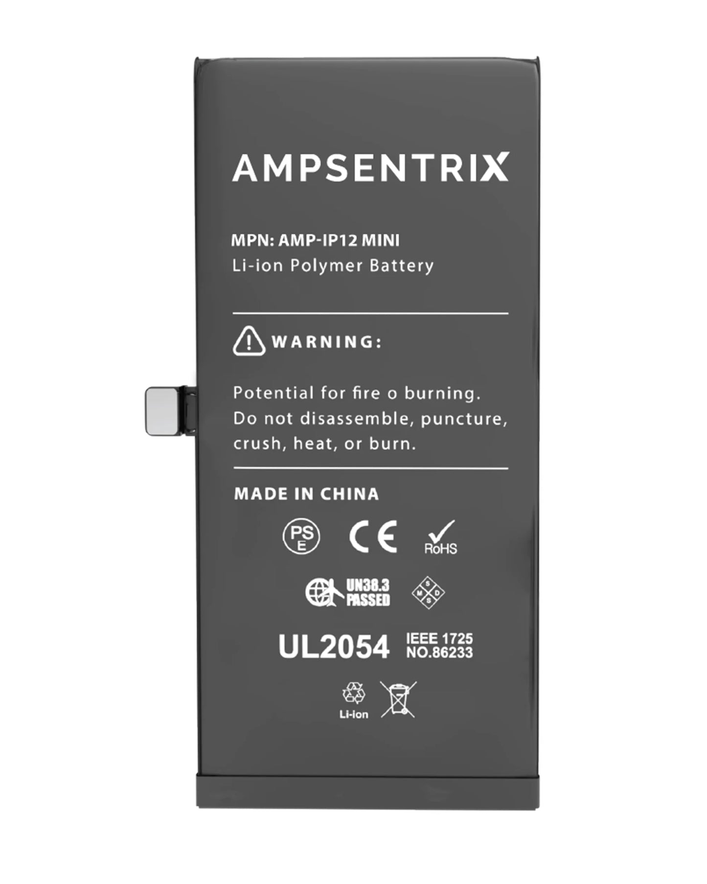 Batería Ampsentrix Basic para iPhone 12 mini