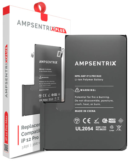 Batería Ampsentrix Plus para iPhone 12 Pro Max