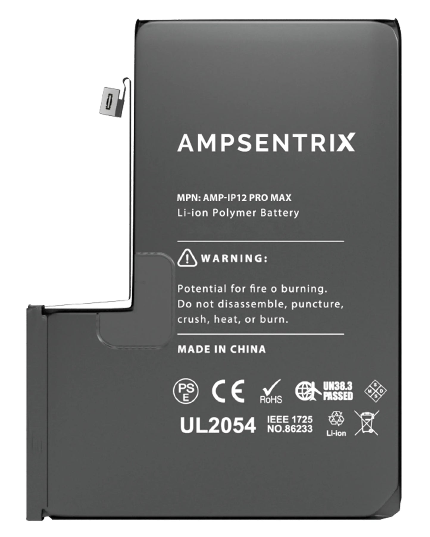 Batería Ampsentrix Plus para iPhone 12 Pro Max