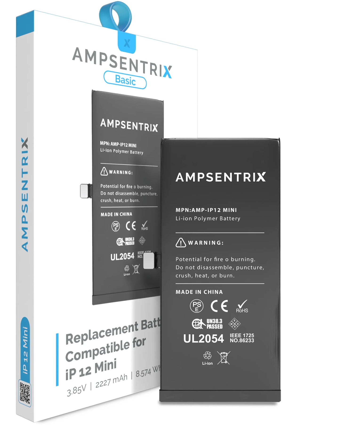 Batería Ampsentrix Basic para iPhone 12 mini