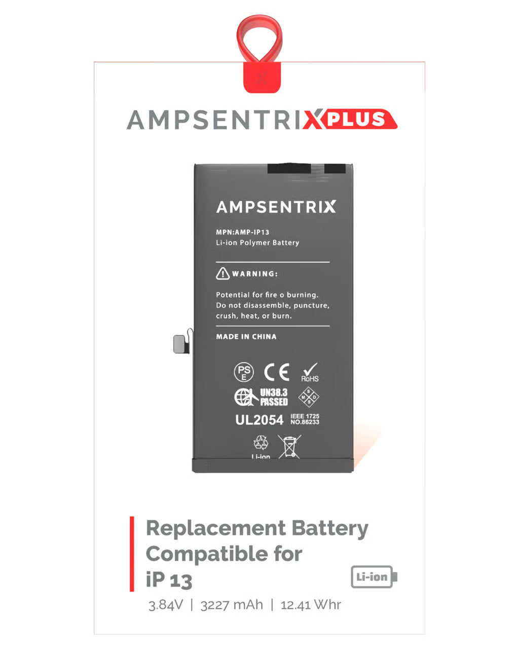 Batería Ampsentrix Plus para iPhone 13