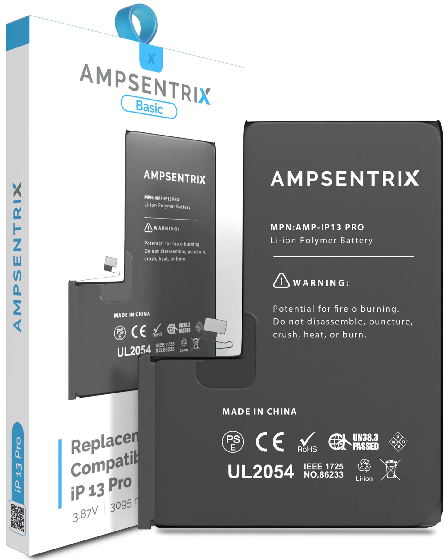 Batería Ampsentrix Basic para iPhone 13 Pro