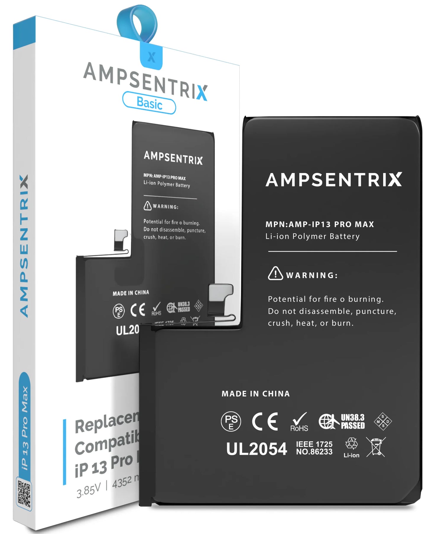 Batería Ampsentrix Basic para iPhone 13 Pro Max