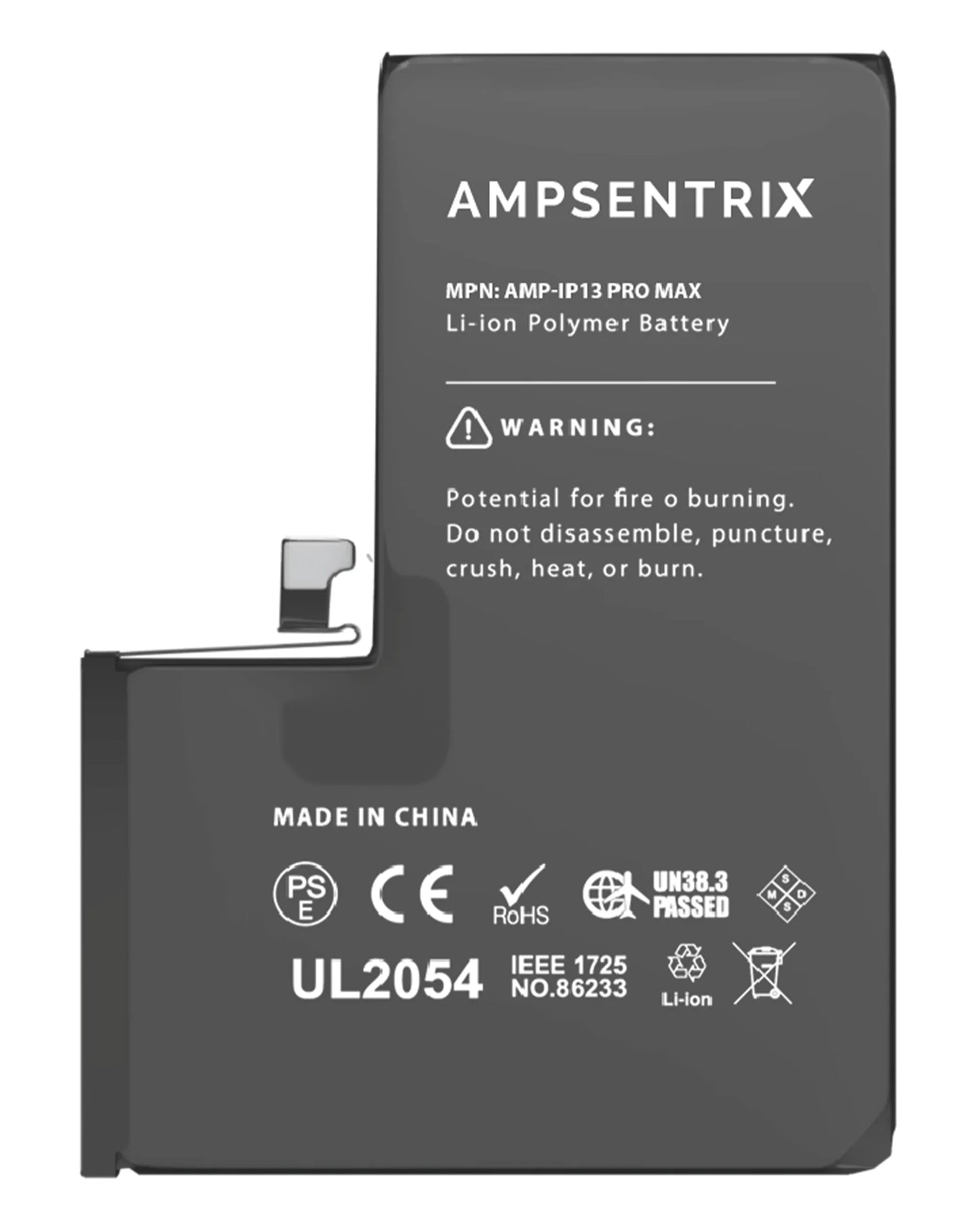 Batería Ampsentrix Basic para iPhone 13 Pro Max
