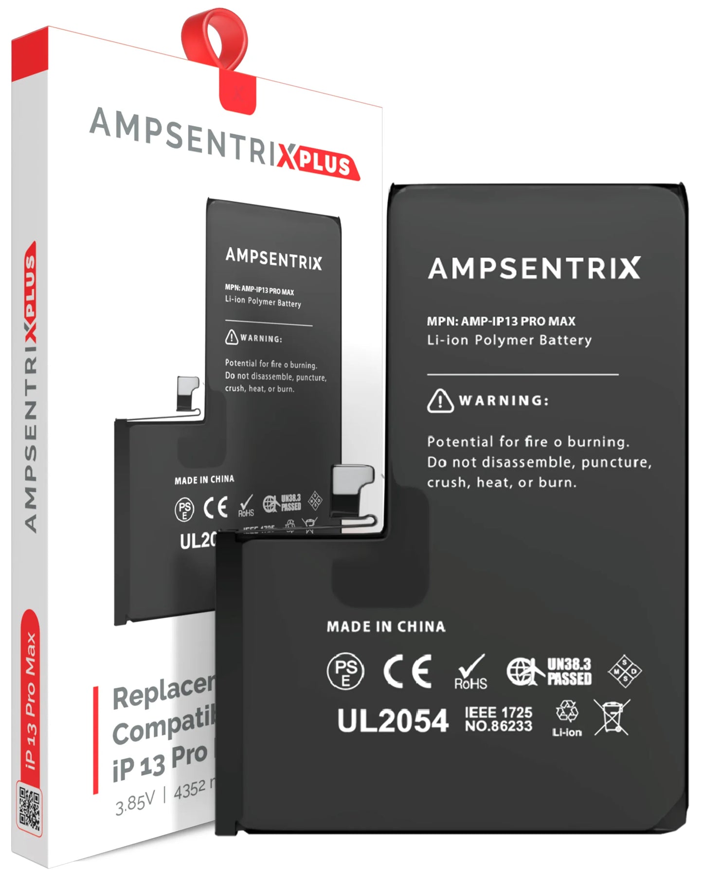 Batería Ampsentrix Plus para iPhone 13 Pro Max