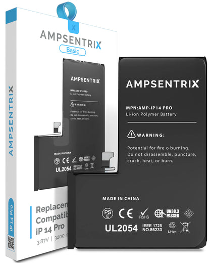 Batería Ampsentrix Basic para iPhone 14 Pro