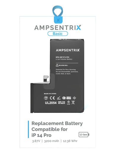 Batería Ampsentrix Basic para iPhone 14 Pro