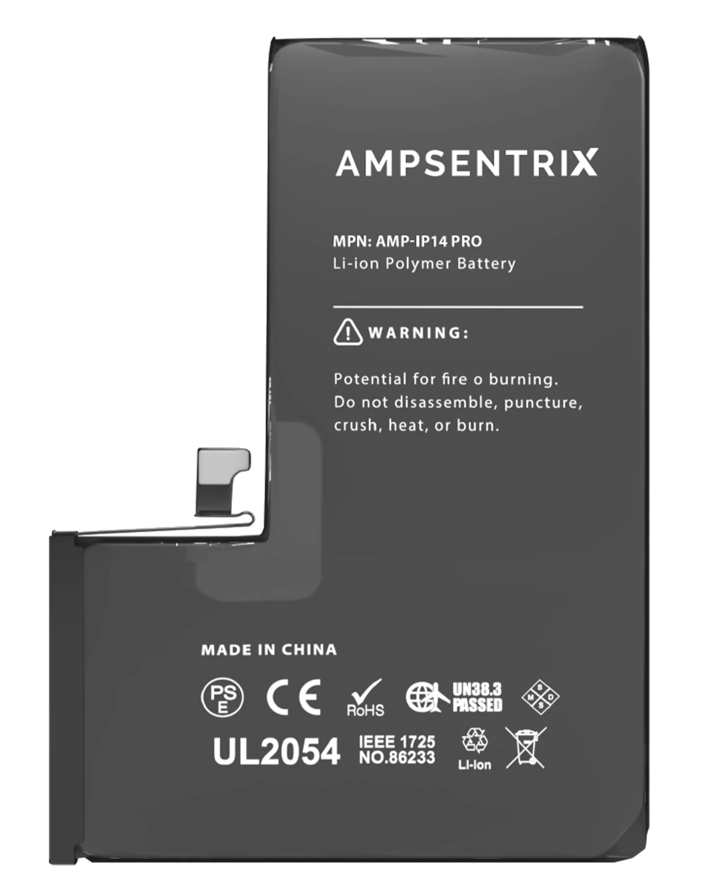 Batería Ampsentrix Basic para iPhone 14 Pro