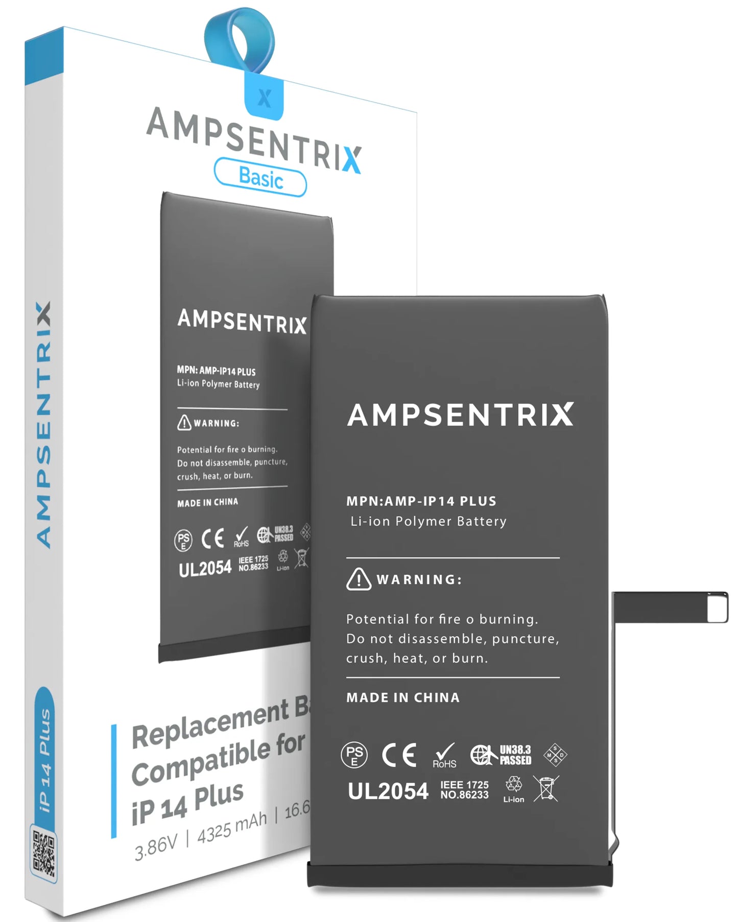Batería Ampsentrix Basic para iPhone 14 Plus