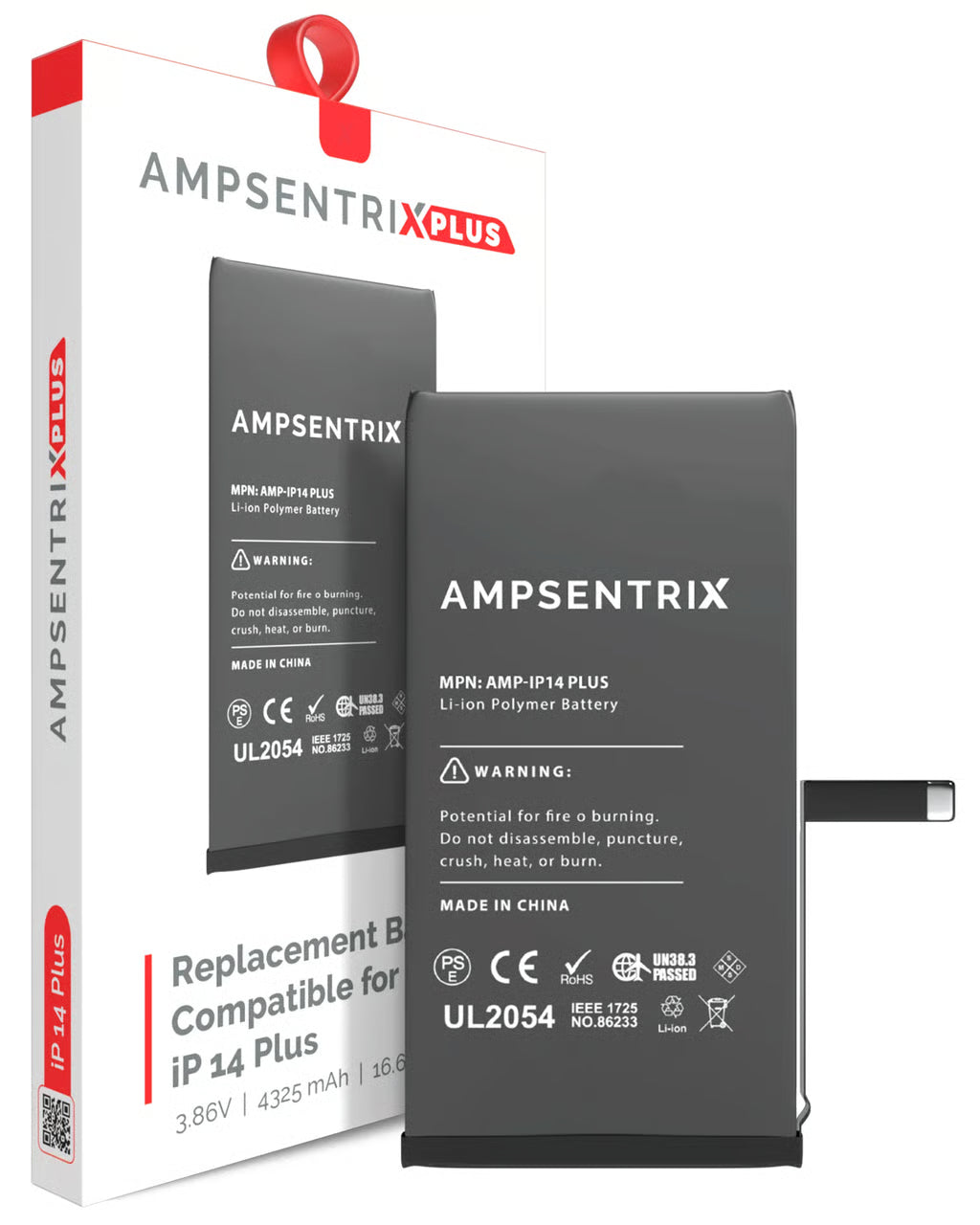 Batería Ampsentrix Plus para iPhone 14 Plus