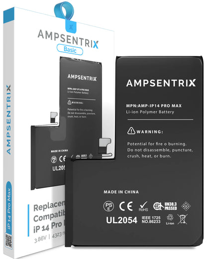 Batería Ampsentrix Basic para iPhone 14 Pro Max