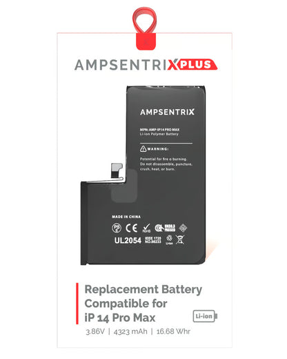 Batería Ampsentrix Plus para iPhone 14 Pro Max