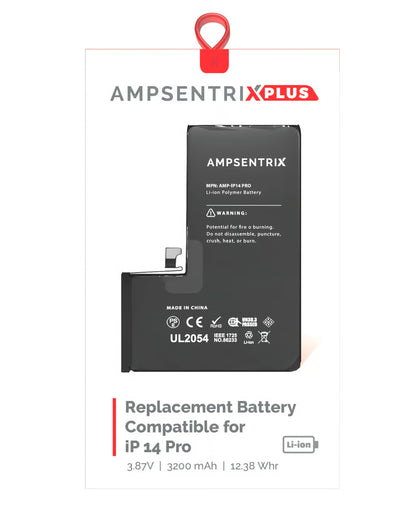 Batería Ampsentrix Plus para iPhone 14 Pro