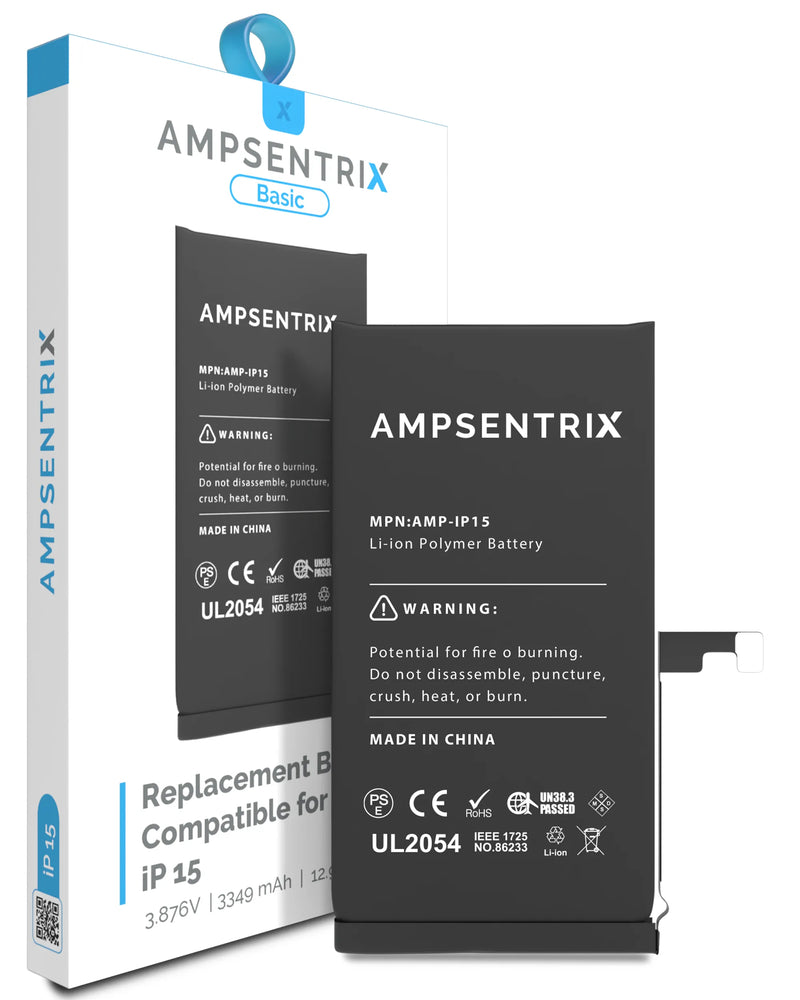 Batería Ampsentrix Basic para iPhone 15
