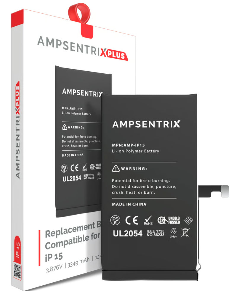 Batería Ampsentrix Plus para iPhone 15