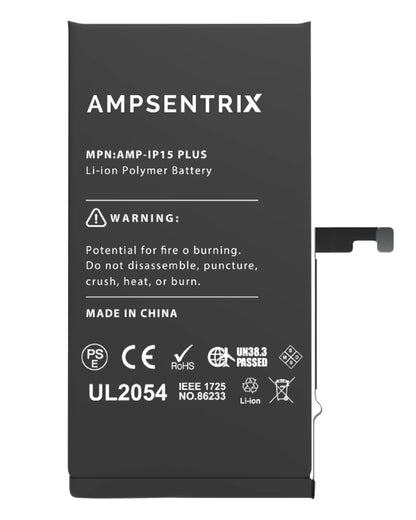 Batería Ampsentrix Basic para iPhone 15 Plus