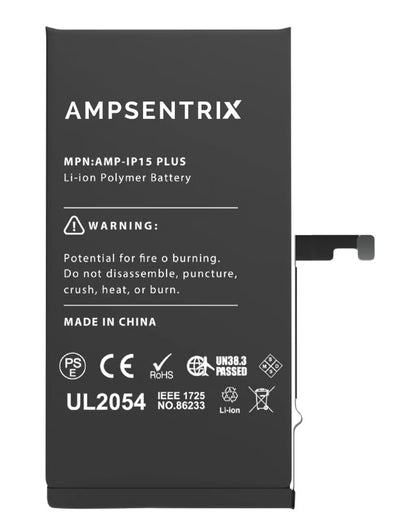 Batería Ampsentrix Extended para iPhone 15 Plus