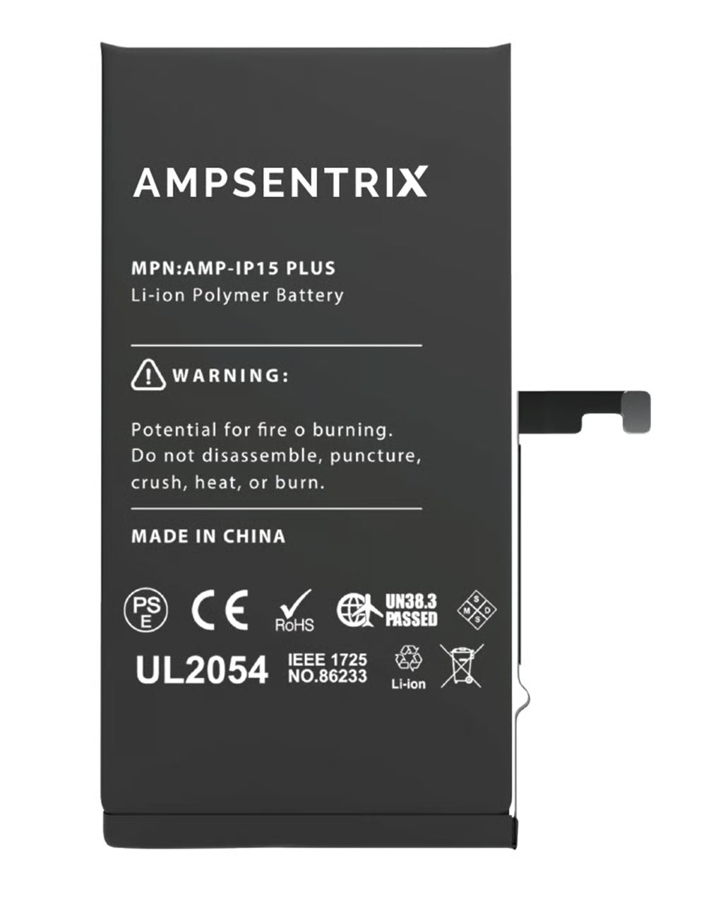 Batería Ampsentrix Plus para iPhone 15 Plus
