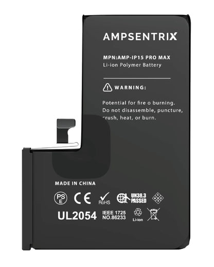 Batería Ampsentrix Plus para iPhone 15 Pro Max