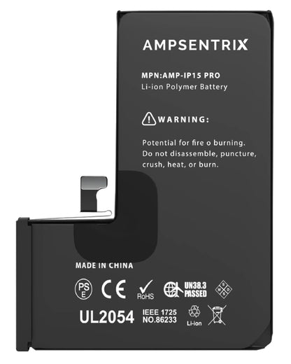 Batería Ampsentrix Basic para iPhone 15 Pro