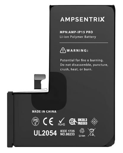 Batería Ampsentrix Extended para iPhone 15 Pro