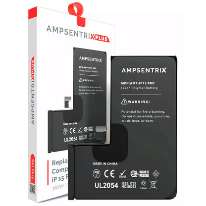 Batería Ampsentrix Plus para iPhone 15 Pro