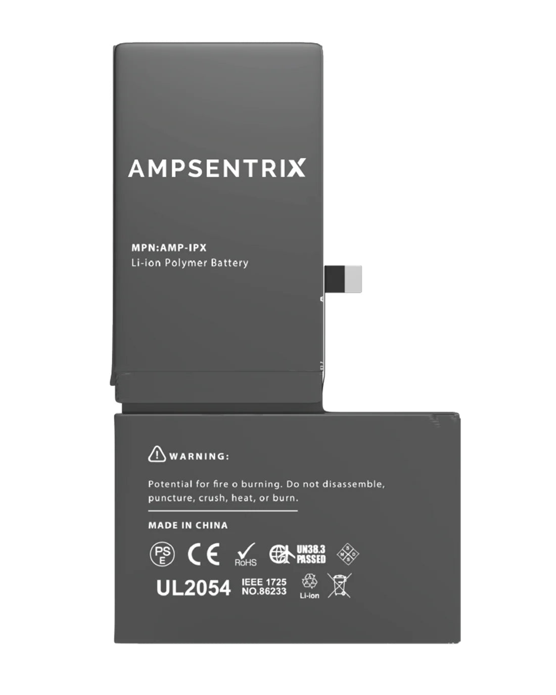 Batería Ampsentrix Extended para iPhone X