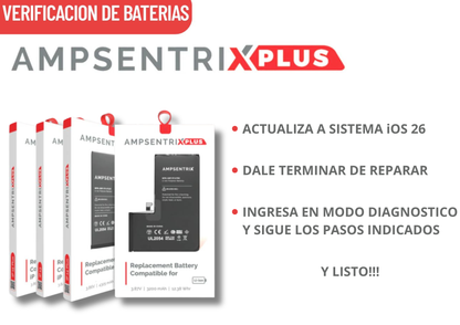 Batería Ampsentrix Plus para iPhone 12 Pro Max