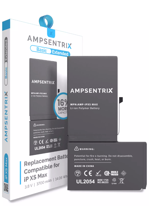 Batería Ampsentrix Extended para iPhone XS Max