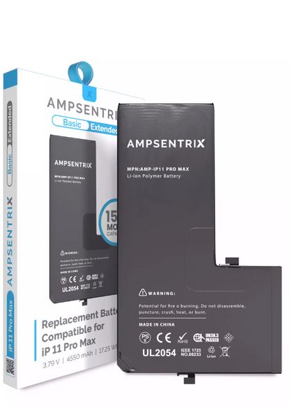 Batería Ampsentrix Extended para iPhone 11 Pro Max