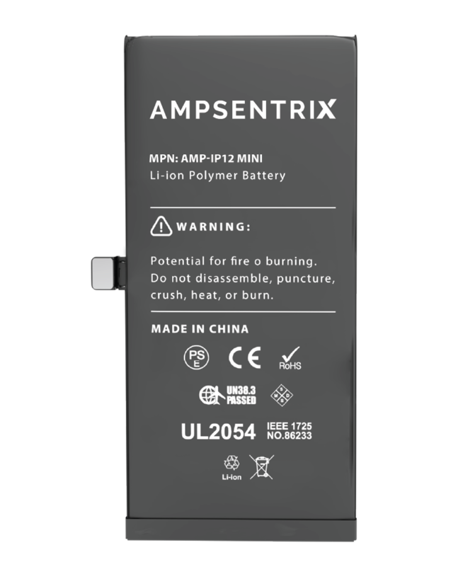 Batería Ampsentrix Extended para iPhone 12 mini