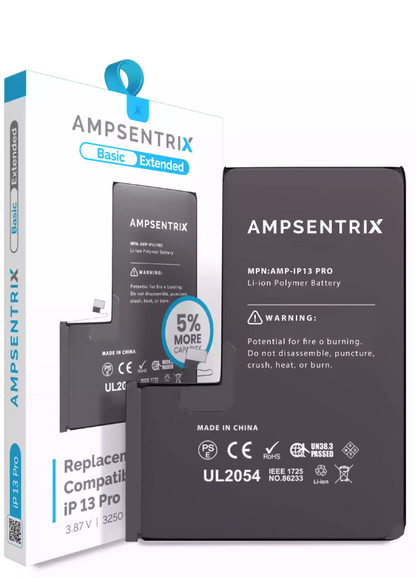 Batería Ampsentrix Extended para iPhone 13 Pro