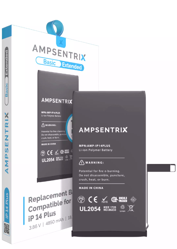 Batería Ampsentrix Extended para iPhone 14 Plus