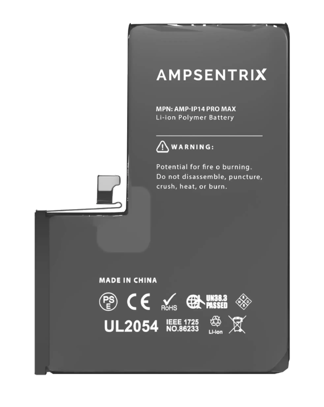 Batería Ampsentrix Extended para iPhone 14 Pro Max