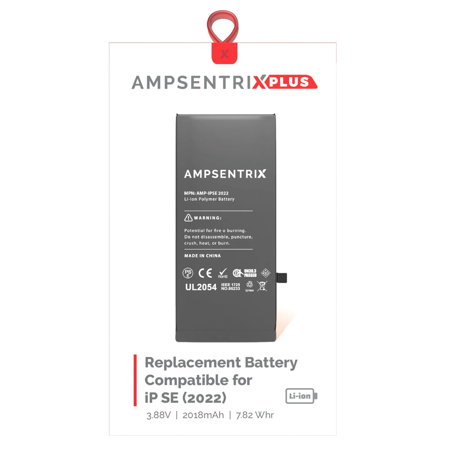 Batería Ampsentrix Plus para iPhone SE (2022)