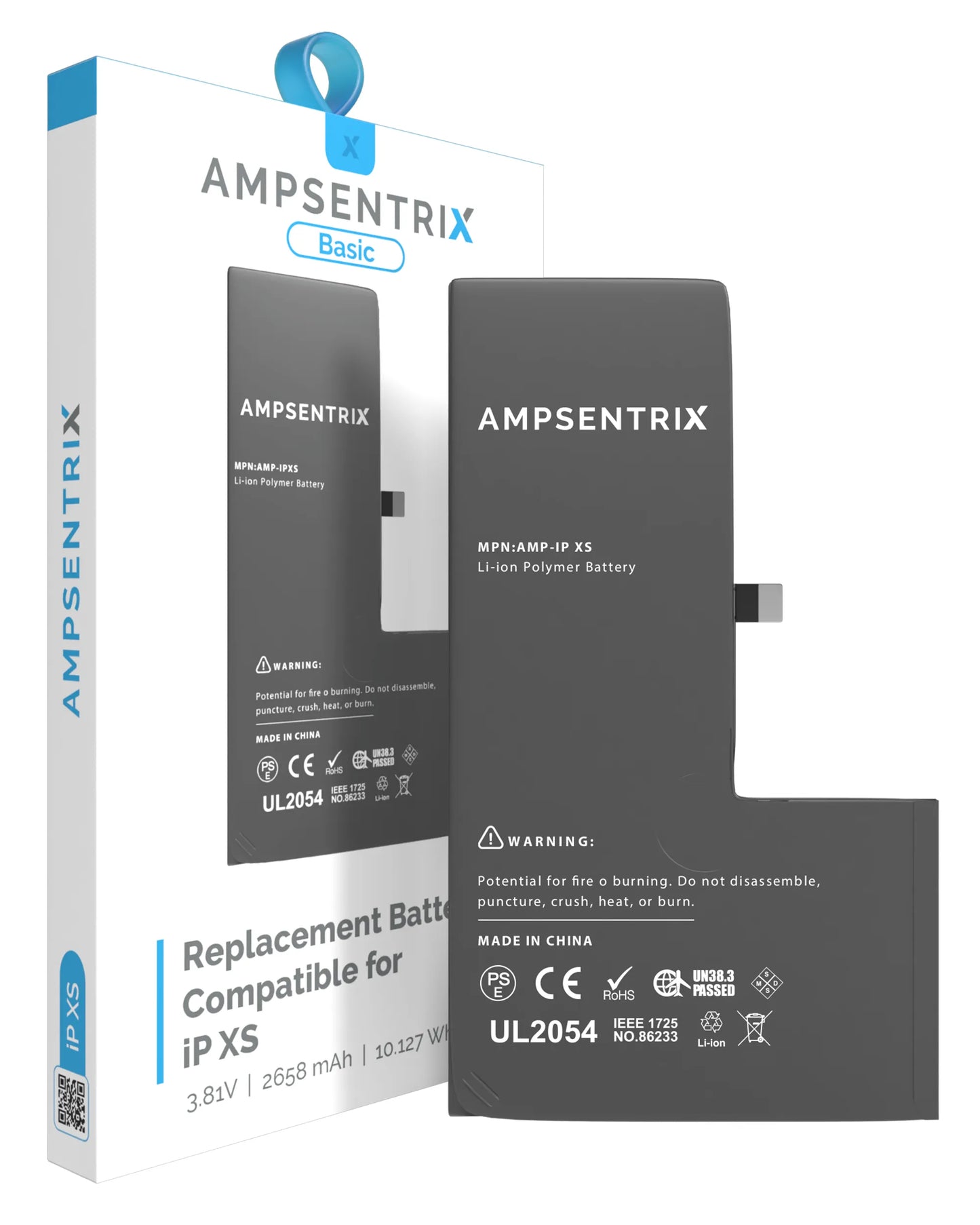 Batería Ampsentrix Basic para iPhone XS