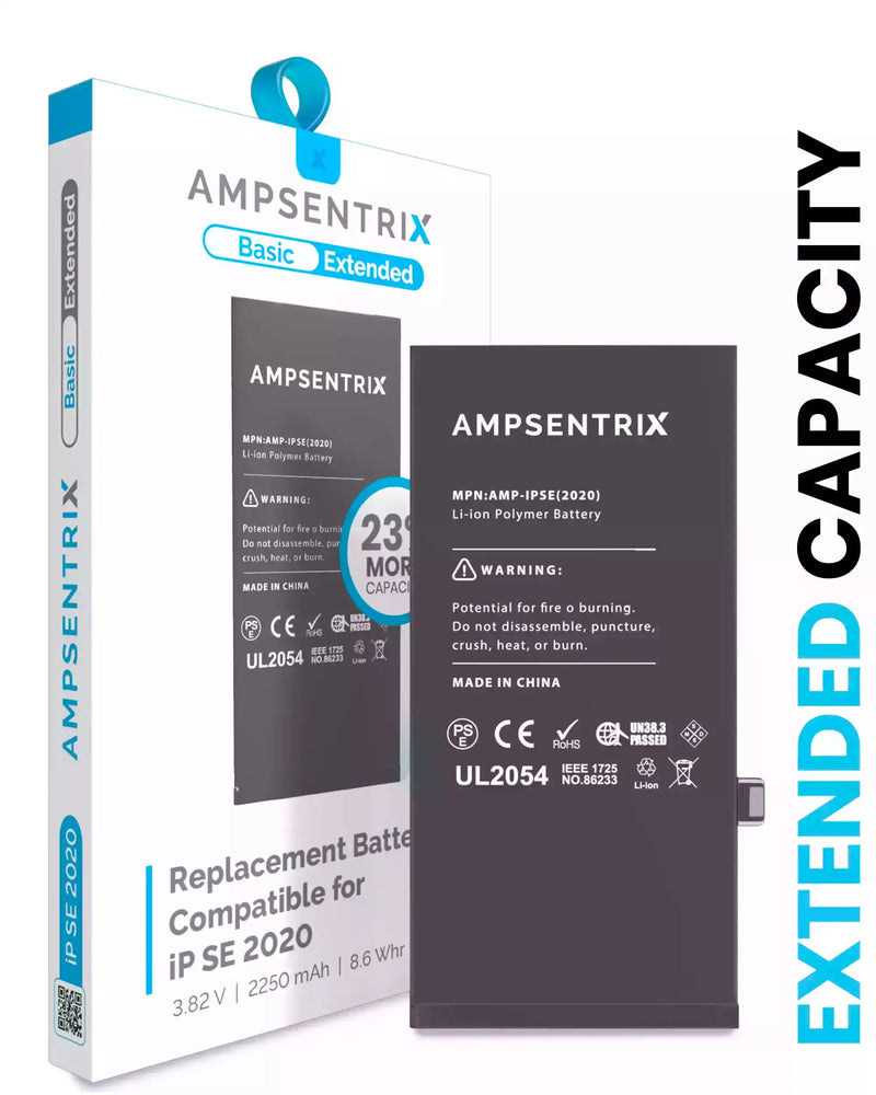 Batería Ampsentrix Extended para iPhone SE (2020)