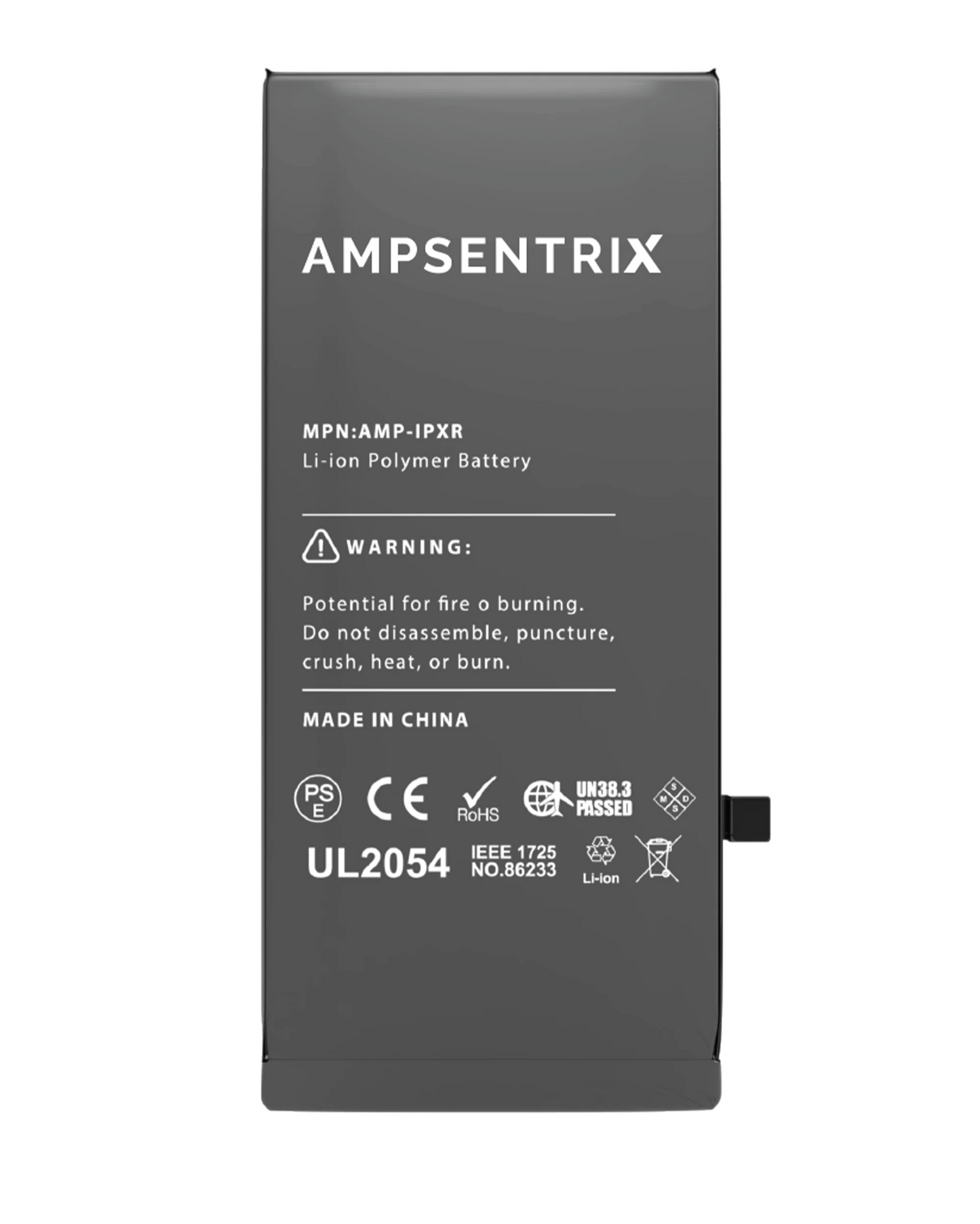 Batería Ampsentrix Extended para iPhone XR