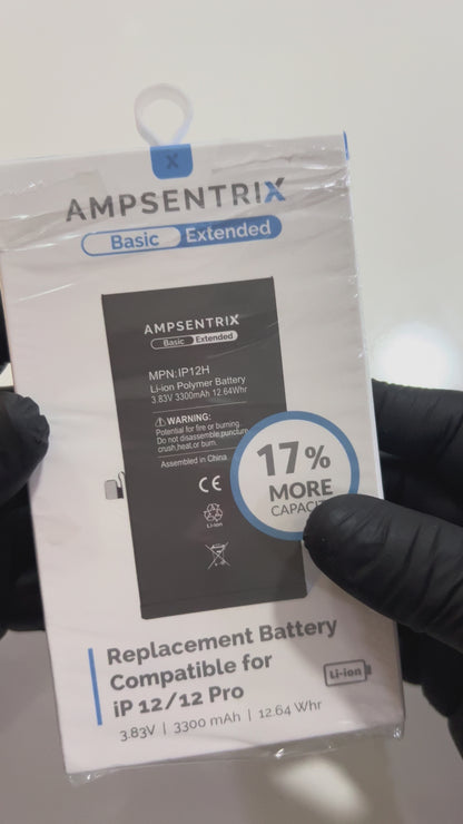 Batería Ampsentrix Extended para iPhone 12 / 12 Pro