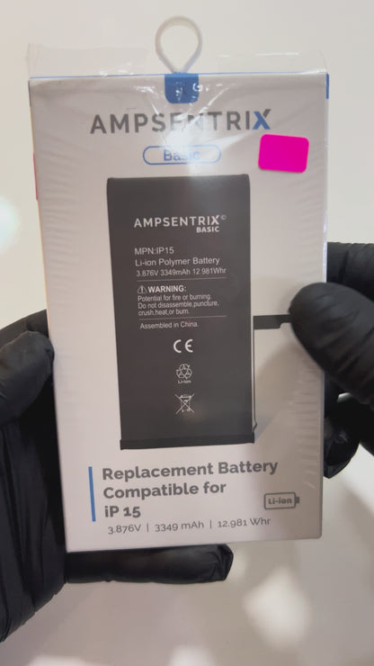 Batería Ampsentrix Basic para iPhone 15