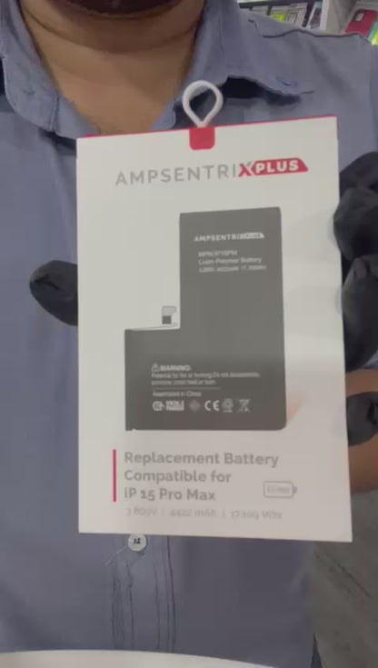 Batería Ampsentrix Plus para iPhone 15 Pro Max