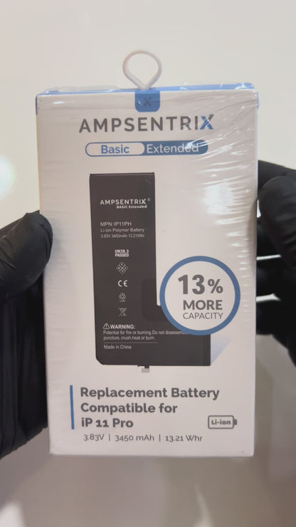 Batería Ampsentrix Extended para iPhone 11 Pro