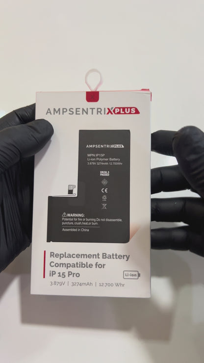 Batería Ampsentrix Plus para iPhone 15 Pro