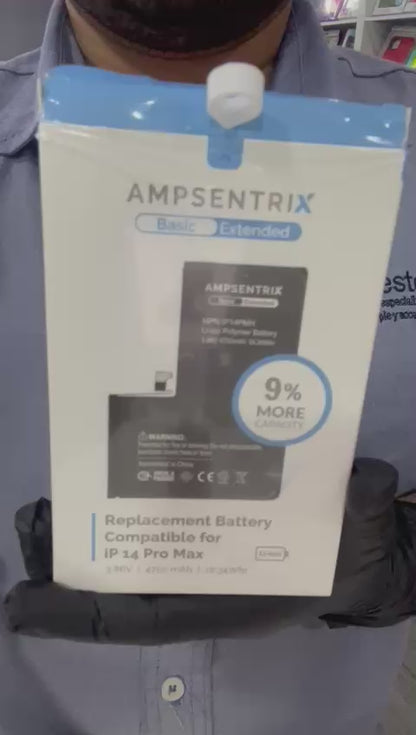 Batería Ampsentrix Extended para iPhone 14 Pro Max