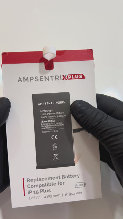 Batería Ampsentrix Plus para iPhone 15 Plus